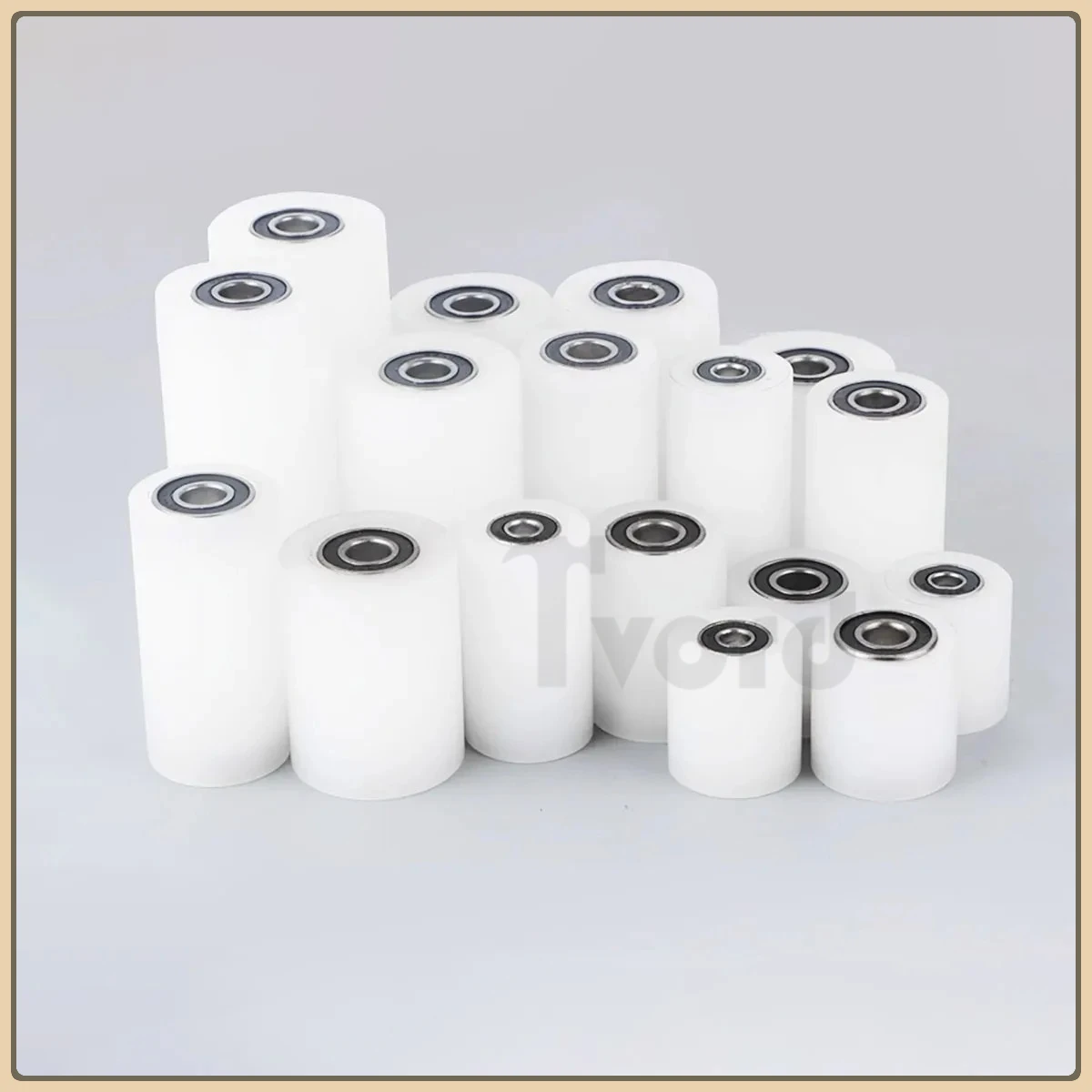 Conveyor Belt Nylon Bearing Pulley / Wear-Resistant Guide Pulley Accessories