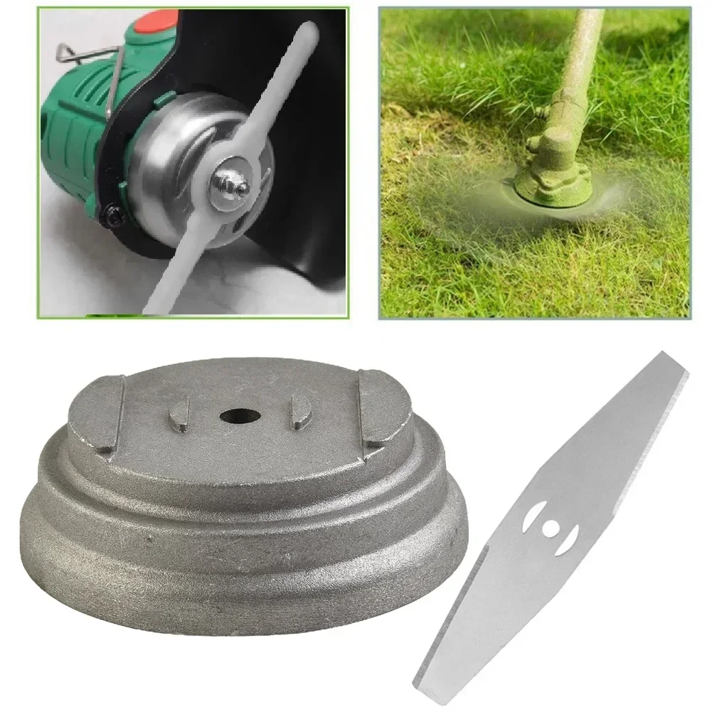 Metal Grass Cover Guard Blade Base Garden Electric Lawn Mower Knives Accessories Lawn Mower Fine Shaft Blade Base