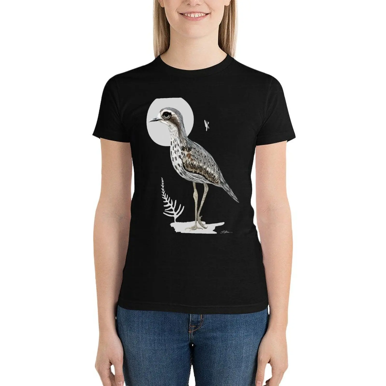 Bush Stone-curlew T-Shirt aesthetic clothes graphics Women t shirt