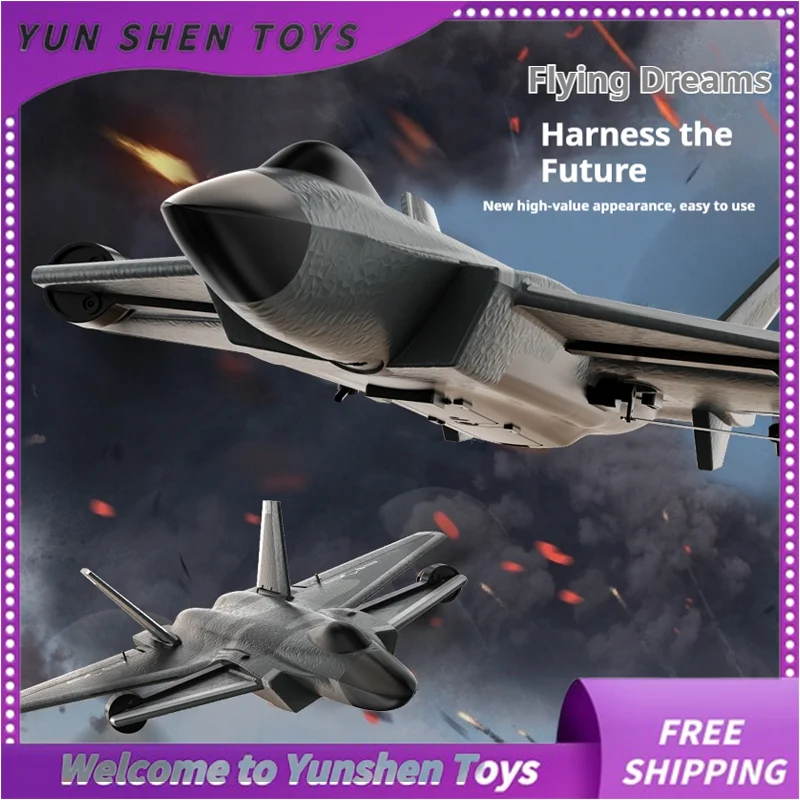 2024 New KF700 J-20 Remote Controlled Aircraft Fixed Wing Fighter Model Glider Children's Toys Adult Drone Gift Collection