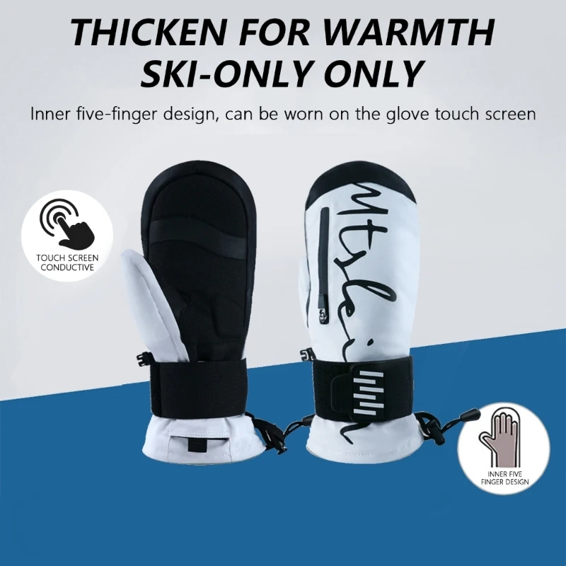 Coldproof Touchscreens Ski Gloves Winter Gloves Snow Gloves for Snowboarding Hiking Outdoor Watertight Thermal Drop Shipping