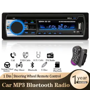 Car Radio 1 din Stereo Player Digital Bluetooth Car MP3 Player 60Wx4 FM Radio Stereo Audio Music USB SD with In Dash AUX Input AliExpress 34
