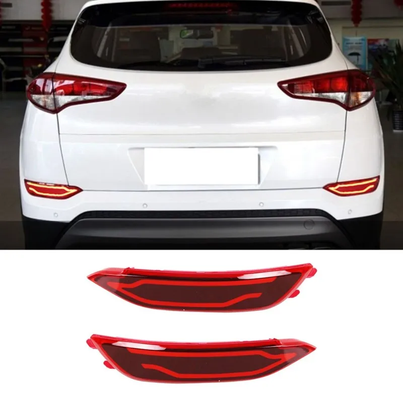 New Arrivals-LED Brake Light Fog Lamp For Tucson 2015-2018 Rear Bumper