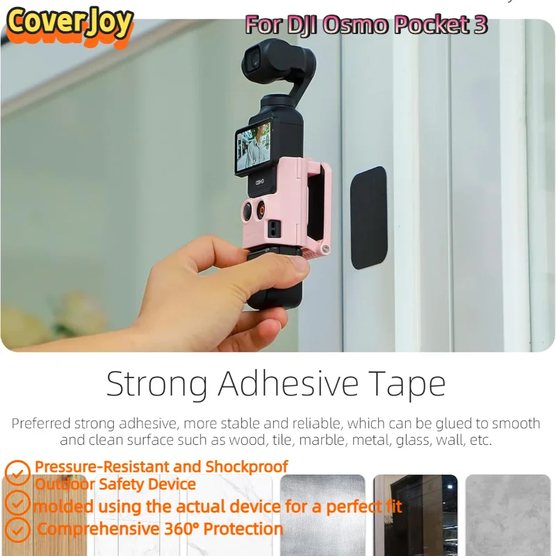 

CoverJoy для DJI Osmo Pocket 3, многофункциональное магнитное крепление, регулируемый кронштейн, основание для камеры Pocket3, аксессуар для настольной основы