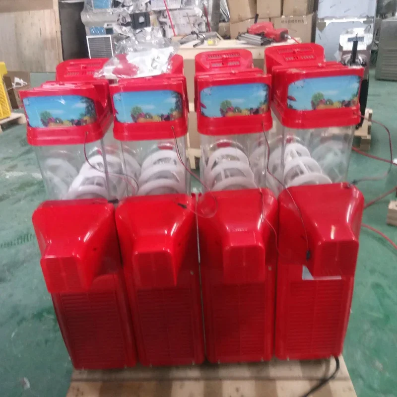 four tank Slush machine 60L Ice cream maker 1100W Snow melting machine Commercial Smoothies