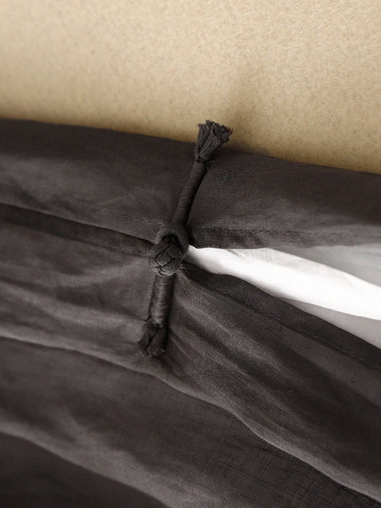 

Retro Buttoned Wide Leg Pants Women's plus Size Casual Cotton Linen Skirt Pants High Waist Loose Fit Summer Thin Cotton