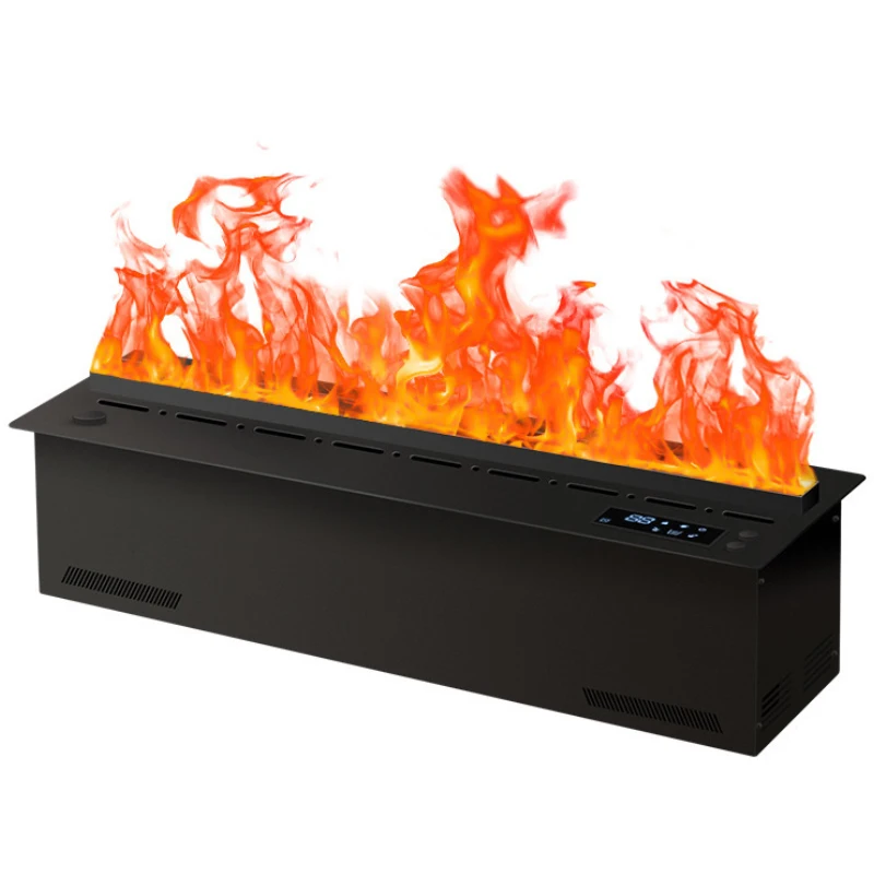 

3D Real Flame Decorative Fireplace Wall-Mounted Electric Fireplace Modern Charcoal Fireplace