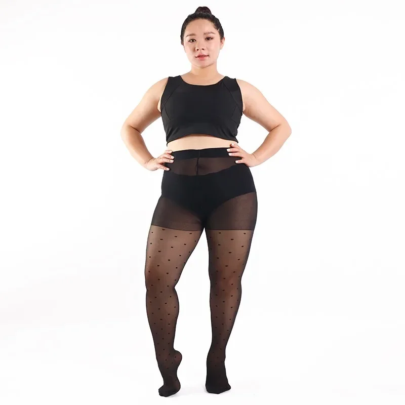 2 paires de collants taille haute pour femmes, bas Ultra-fin en Nylon transparent noir de haute qualité pour dames et grandes filles, grande taille