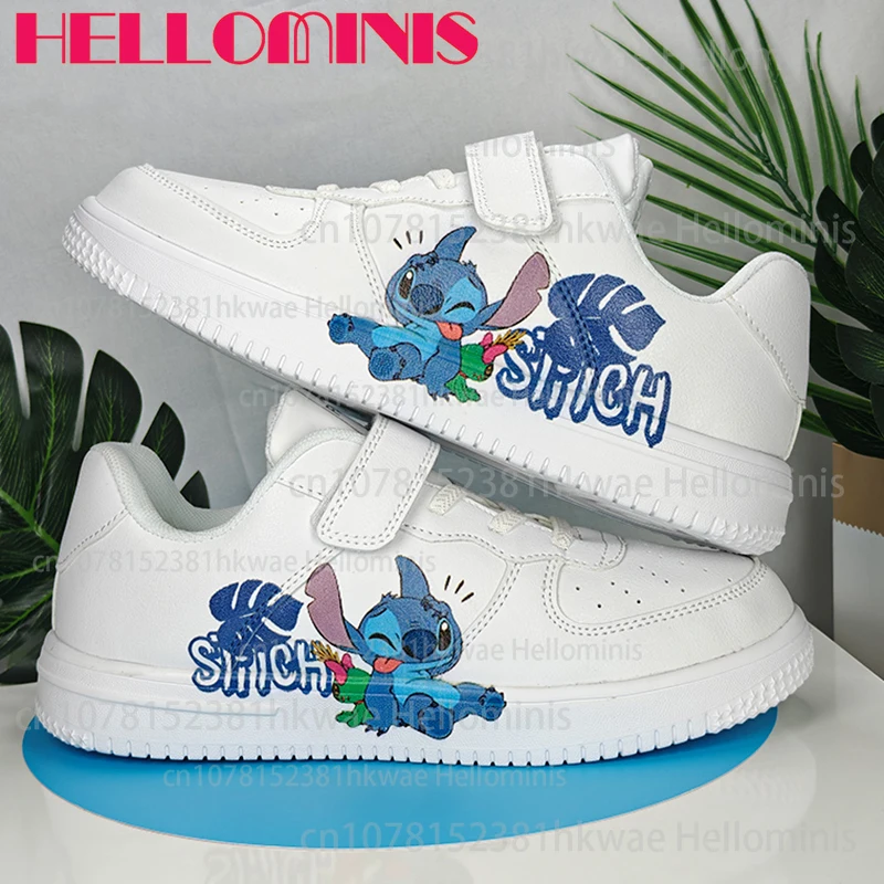 Stitch girls boys shoes sneakers for children Student Casual basketball shoes Kid Sneakers Running Fashion Sports Shoes Gift