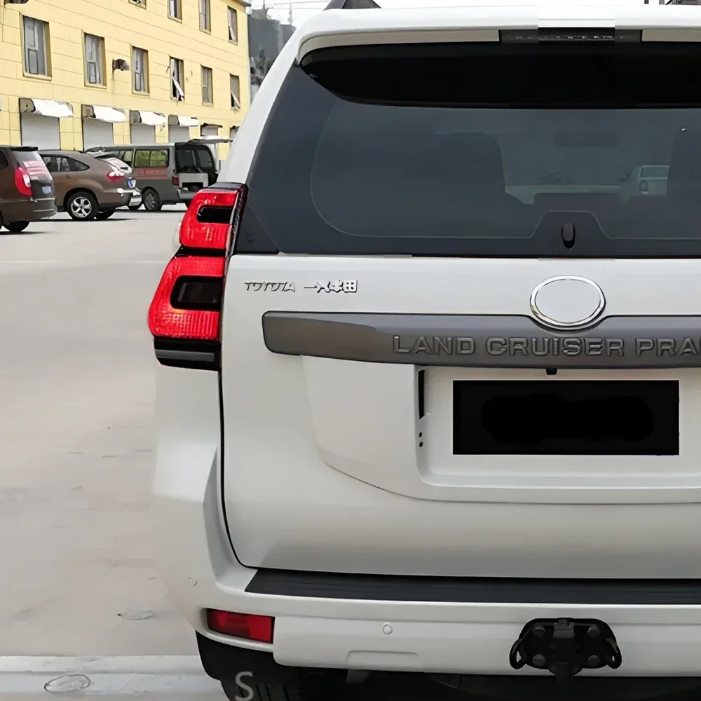أضواء خلفية السيارات الجمعية الأصلية لتويوتا برادو 2018-2023 LED الديناميكية بدوره سيارة الخلفية الخلفية مصابيح التوصيل والتشغيل الملحقات #6