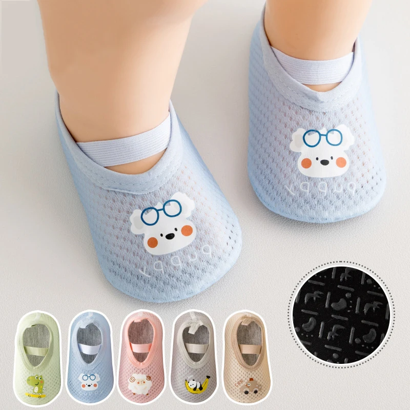 

Летняя детская обувь, носки для малышей, первые ходунки, мягкая нескользящая подошва, напольная обувь для новорожденных, обувь на мягкой подошве, носки для малышей
