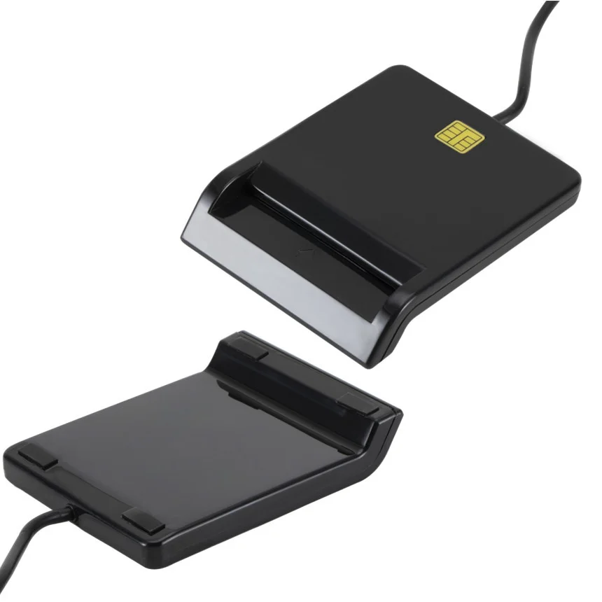 USB Smart Card Reader For Bank Card IC/ID EMV card Reader High Quality for Windows 7 8 10 Linux OS USB-CCID ISO 7816