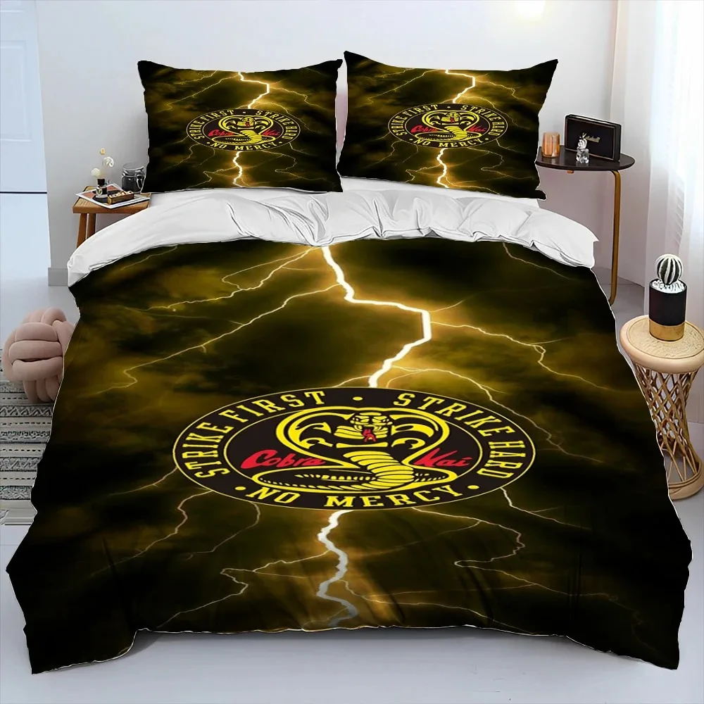 New TV Cobra Kai Amanda All Season Duvet Cover Comforter Bedding sets Soft Quilt Cover and Pillowcases Single_Double_Queen_King