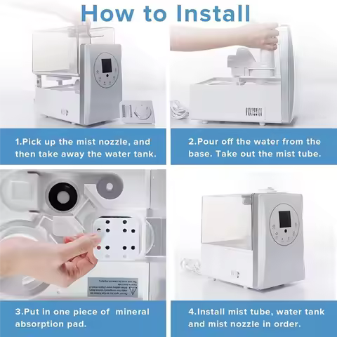 LITE-For Levoit LV600HH Humidifier Mineral Absorption Pad 20 Pack Descaling Pad Prevent Stubborn Mineral Buildup