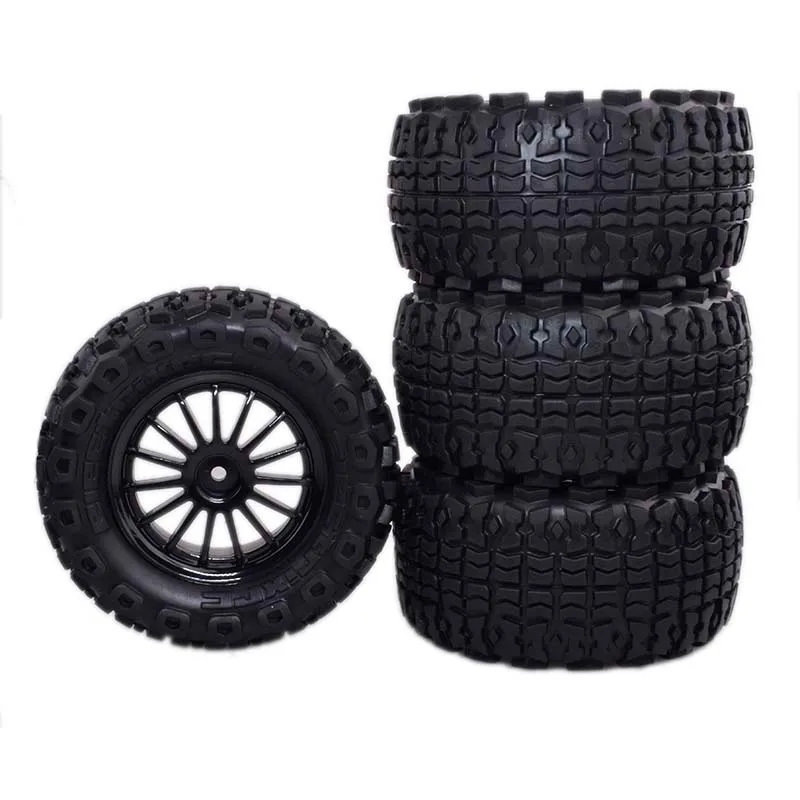 Pneu à pied plus grand de 4 pièces de 102mm pour MJX Hyper Go RC, pièces de rechange de voiture, télécommande à grande vitesse, roue de remplacement pour camion