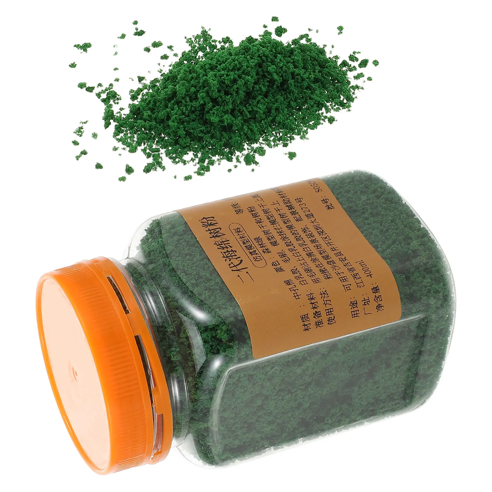 

Sponge Tree Powder Micro Landscape Architectural Model Green Dressing Artificial Moss Craft Supplies Diorama Scene Miniature