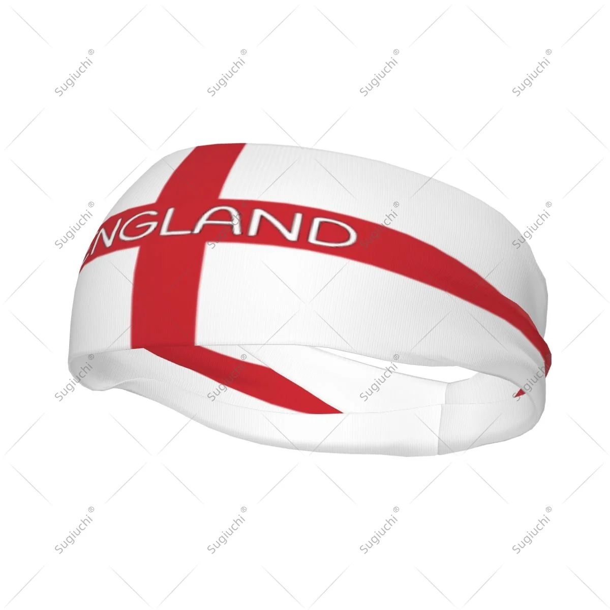 

Men Women England Flag Elastic Wide Headbands For Yoga Fitness Tennis Running Gym Sports