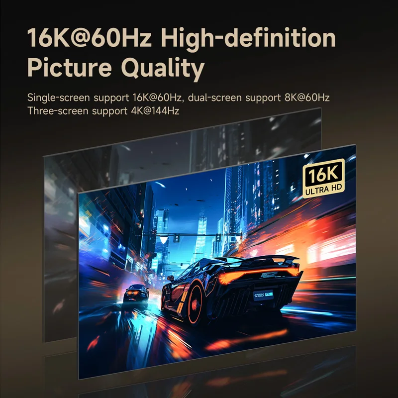 Kabel Hagibis TBT5 Super Miękki USB C, Szybkość transmisji 120 Gbps, Szybkie ładowanie 240 W, Obsługa wideo 16K/8K, Kompatybilny z Thunderbolt 4 — zdjęcie produktu 4