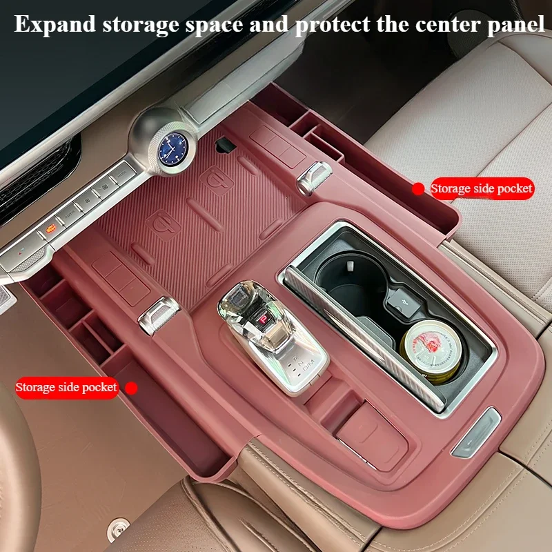 Car Central Control Panel Silicone Pad for Tank 700 Gear Button Paste Anti-scratch Dust Protection Interior Special