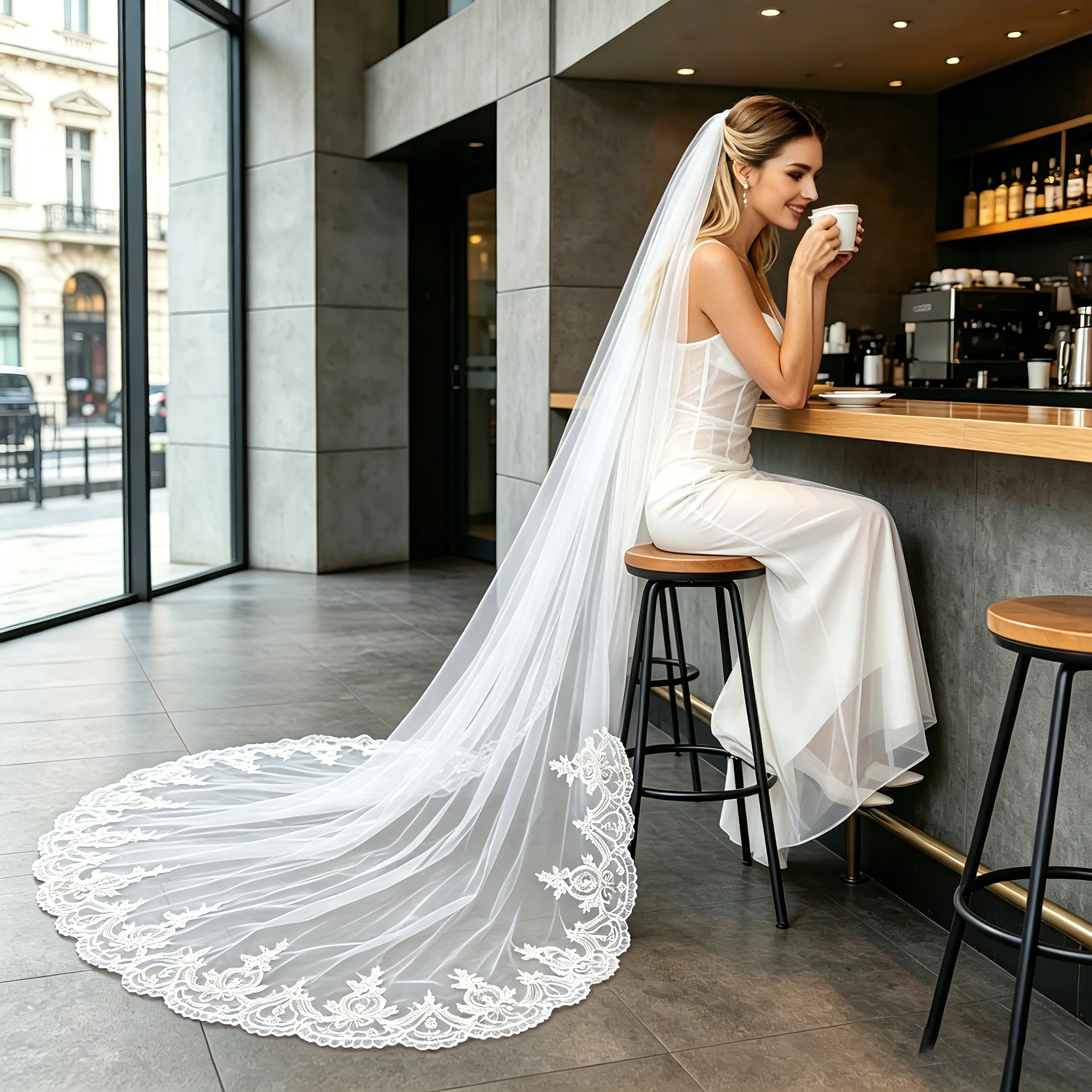 romantic-cathedral-bridal-train-veil-scalloped-lace-sweep-elegant-wedding-dress-accessory-for-brides'-party-sweet-headpiece-g73