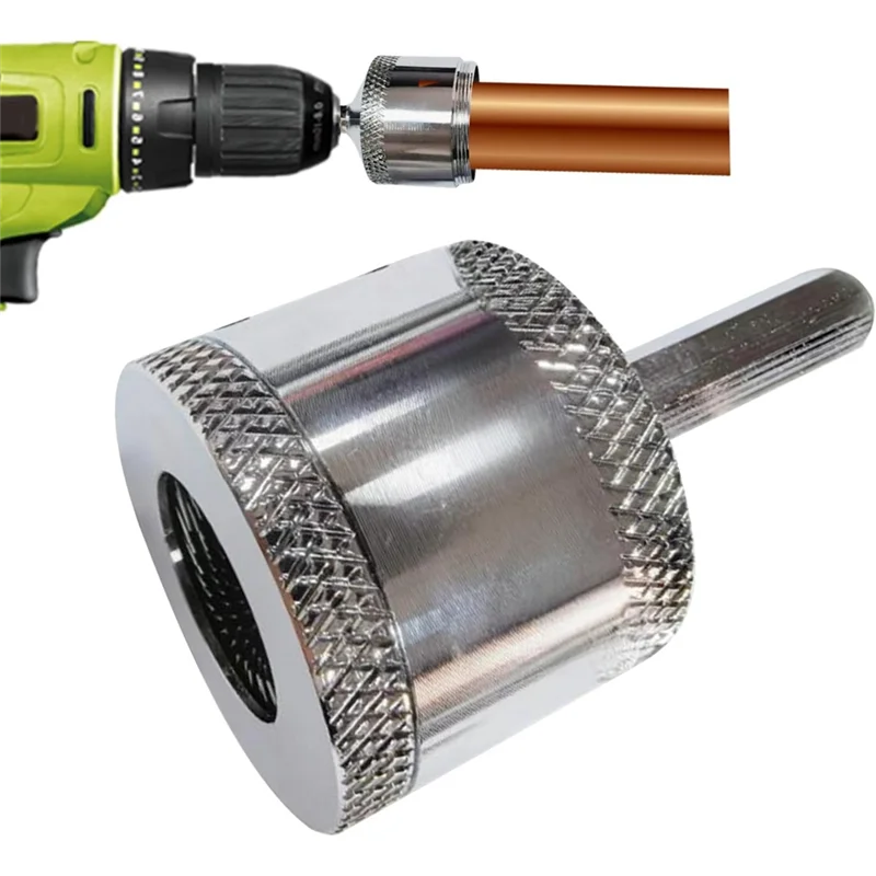 

BMBY-Copper Pipe Metal Pipe Cleaning Brush 2Pcs Electric Drill Tube Cleaning Brush 15/22Mm Drill Pipe Cleaner Metal