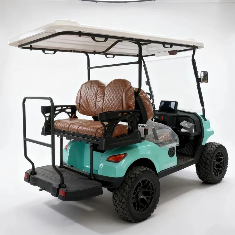 Customized 48V/72V 4000/5000/7500W Lithium Ion Battery Off-road Solar Panel 2/8 Seater Golf Car Gold Car Electric Golf Cart