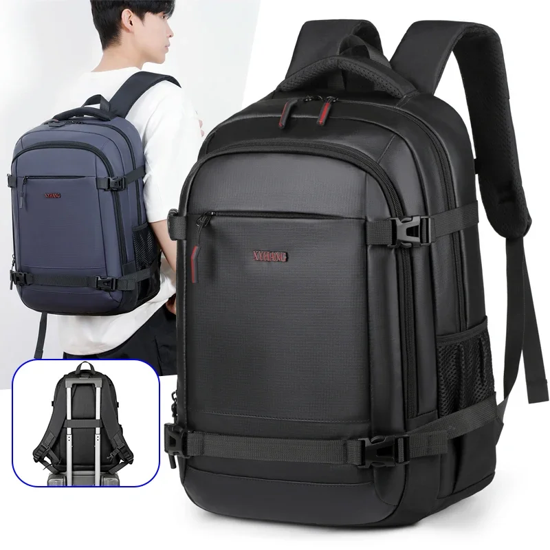 حقيبة ظهر رجال الأعمال متعددة الوظائف - سعة كبيرة، مقصورات متعددة، حقيبة ظهر للكمبيوتر المحمول، حقيبة ظهر للسفر، حقيبة ظهر ترفيهية