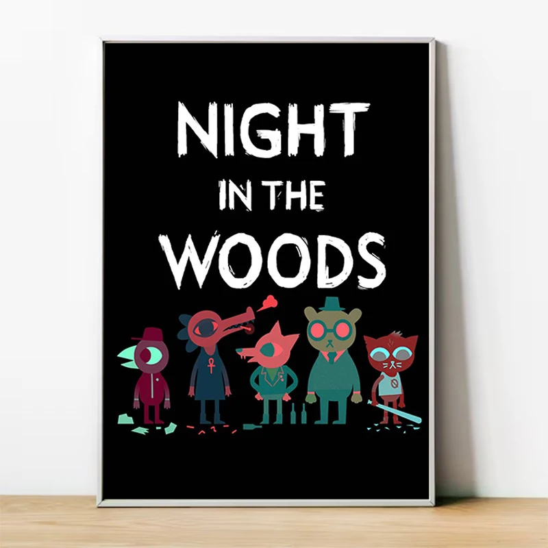 

99 Nights in the Forest Decorations Posters Decorative Wall Poster Anime Interior Paintings Living Room Decor Decoration Bedroom