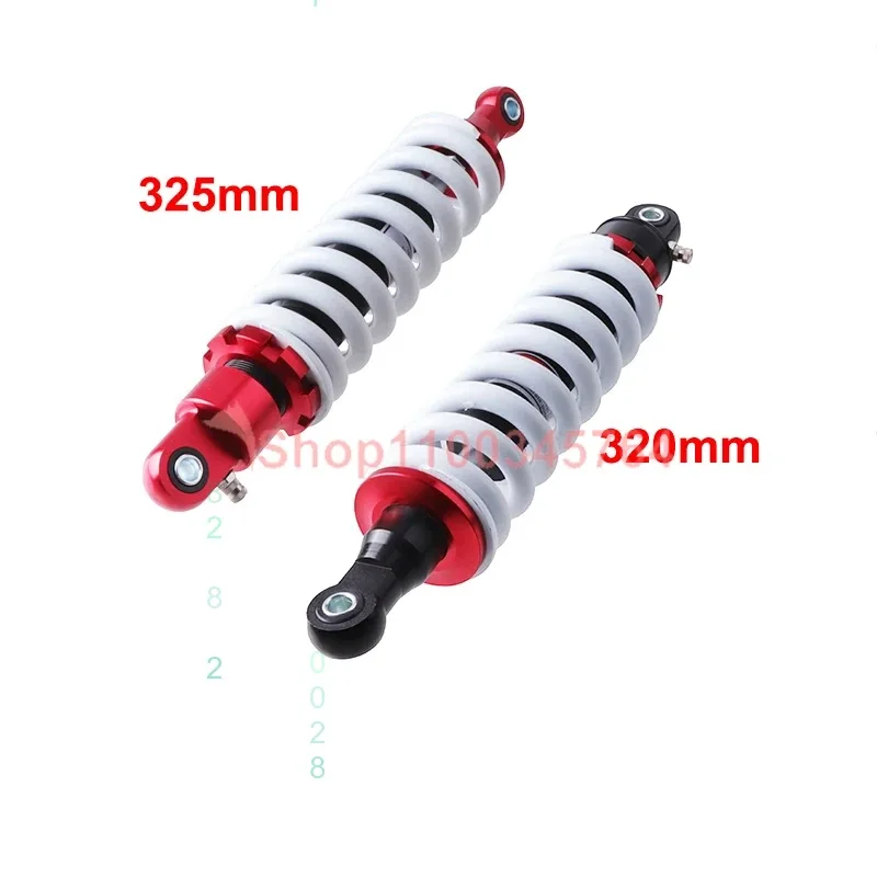 320/325mm High Performance Spring Strut Adjustable Damping Shock Absorber for 50cc 110cc 125cc 250cc Dirt Bike ATV Kart