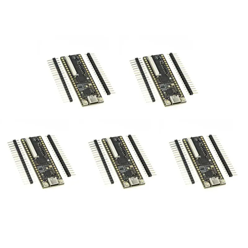 5Pcs Tang Nano Minimalist FPGA Development Board Straight Insert Breadboard Tang Nano 1K Development Board