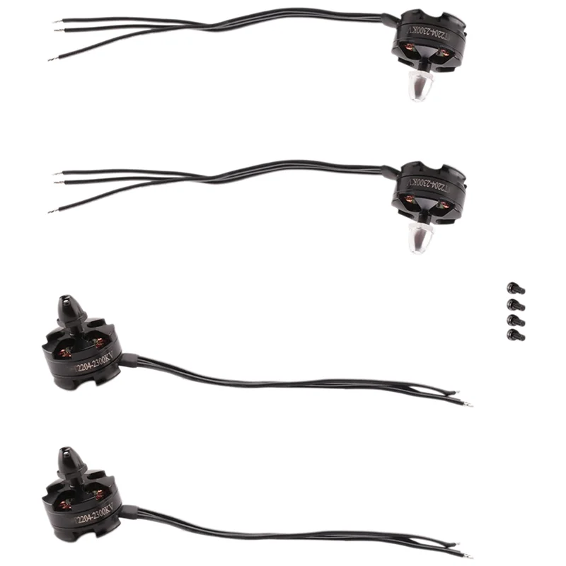 4 قطعة MT2204 2204 2300KV فرش السيارات CW/CCW ل Mini 200 210 230 250 مللي متر كوادكوبتر FPV