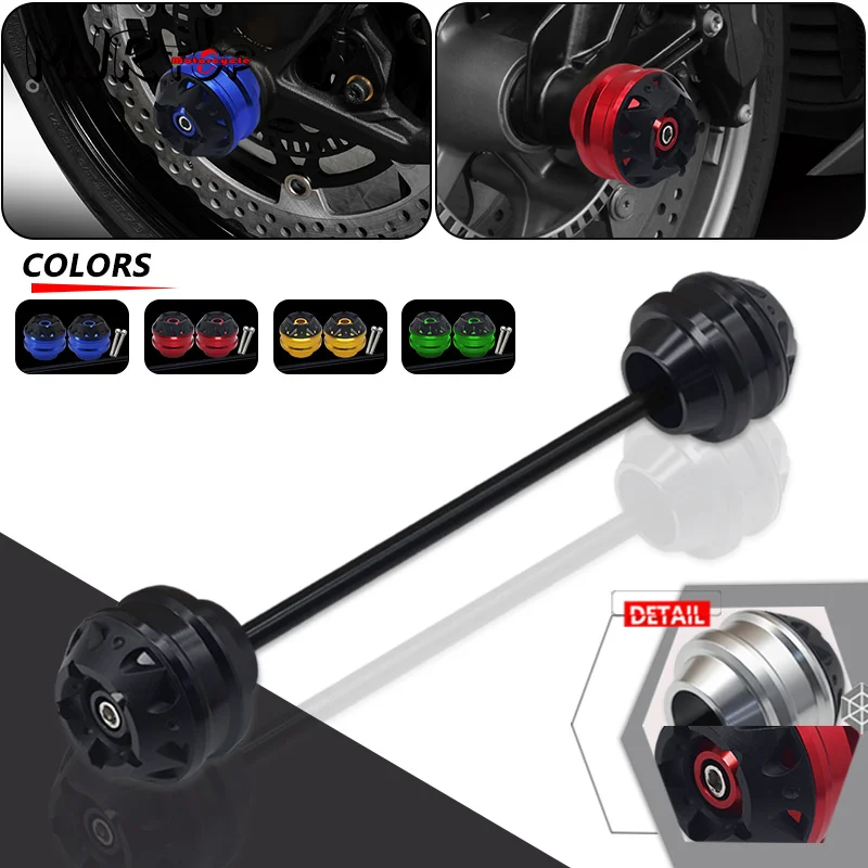 

NEW Accessories Front Axle Fork Crash Sliders Cap Pad For DUCATI HYPERSTRDAD 821 HYPERSTRDAD 939 Motorcycle Wheel Protector