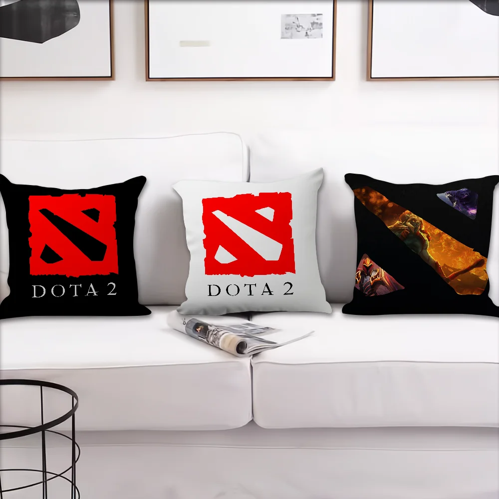 Game Dota 2 cushion cover Pillow Case Cushion Room Bedroom Headboard Sofa Living Backrest Car Square