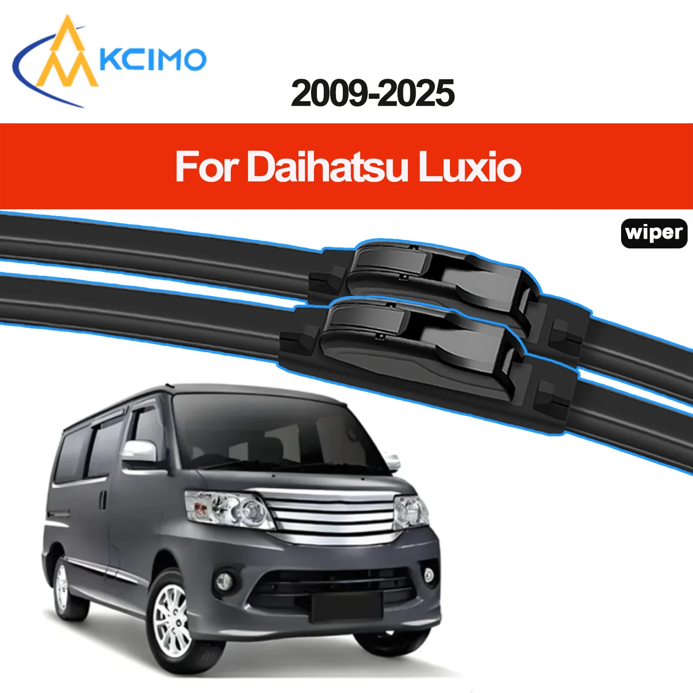 

2pcs Windshield Wiper Blades Suitable for Daihatsu Luxio S400 2009-2025 Front Windshield Auto Wipers Blade Accessories 2025 2024