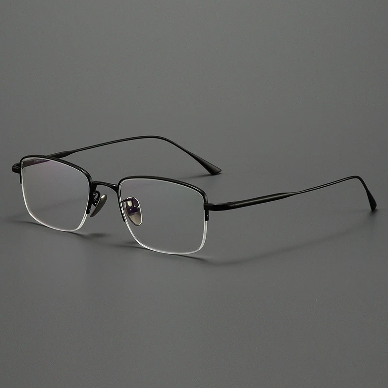 KUXA Herenbril met lenzen op sterkte Puur titanium optiekframe Progressieve bijziendheid Brillen Leesfilter Blauw licht