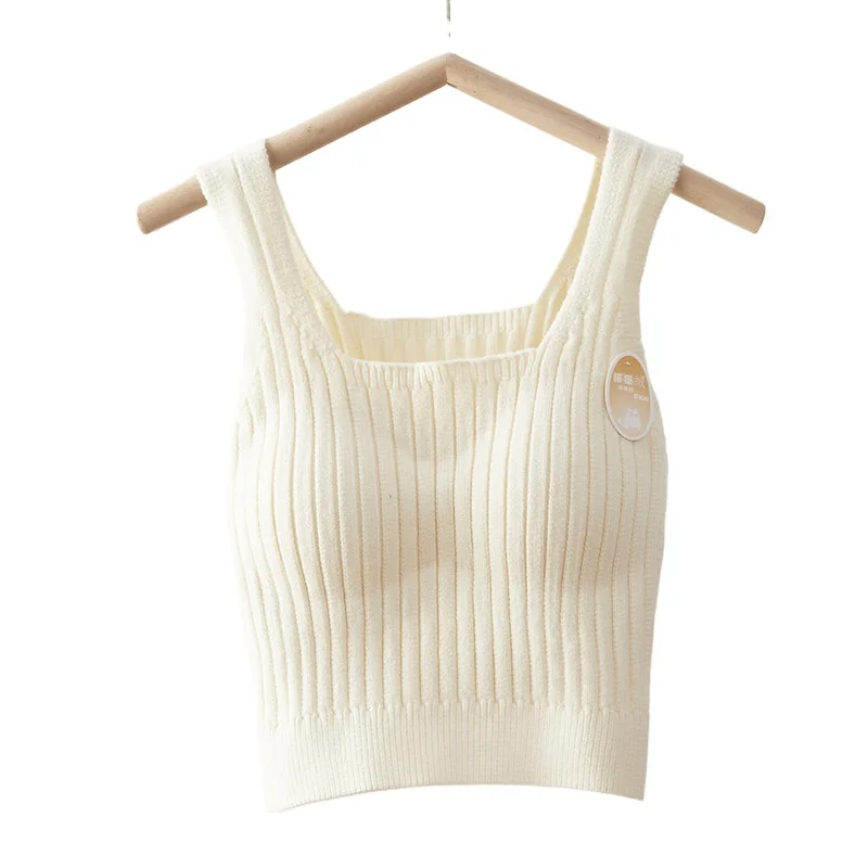 

Heated Vest for Women, Thermal Lining with Built-in Bra, Thickened Warm Tops for Winter, All-in-One Base Layer or Outerwear