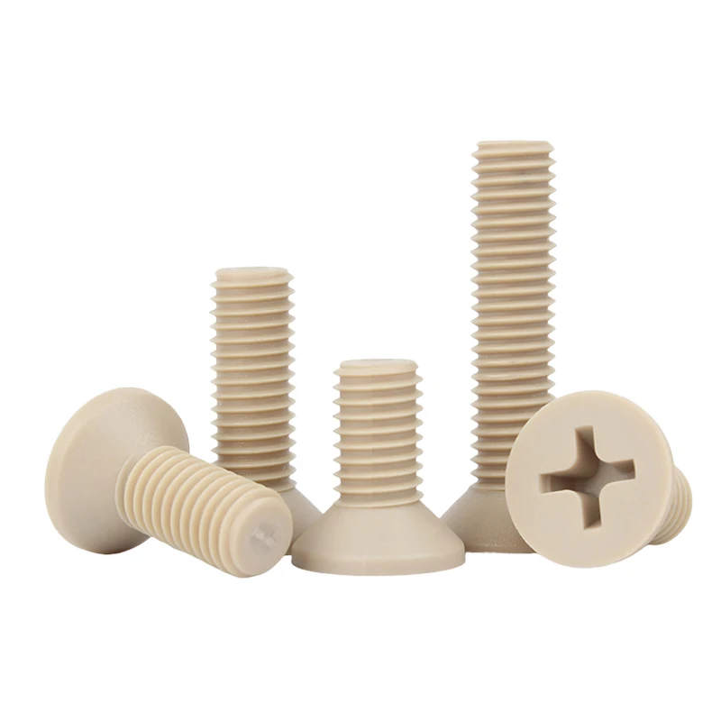 WESTCREEK M4 M5 M6 M8 20pcs PEEK phillips countersunk screw heat resistant bolt