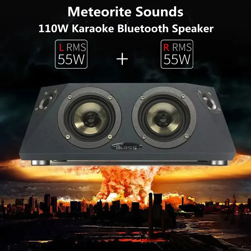 

110W High-power Soundbox Subwoofer Home Theater Sound System Bluetooth Speaker 6 Speakers Hi-Fi Stereo Bass Boombox Music Center