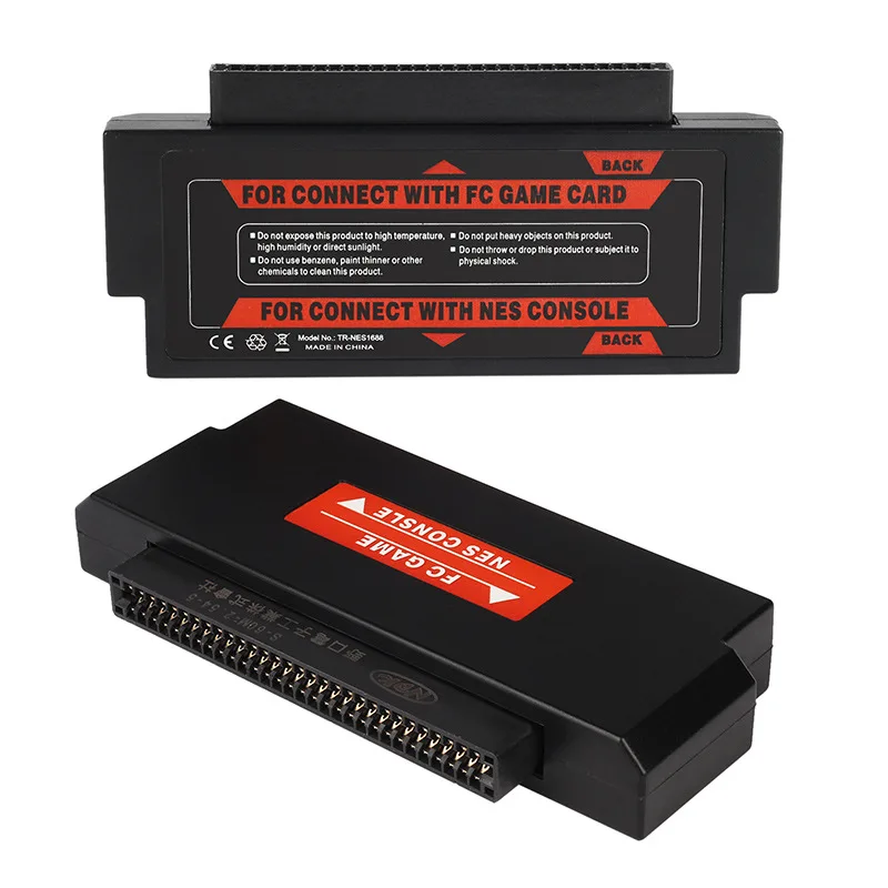 1PC For NES Console FC 60 Pin to NES 72 Pin Adapter , Game Card Converter
