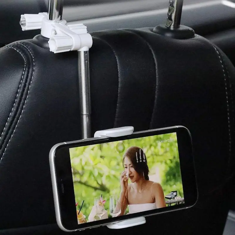 Suporte Retrátil para Celular com Trava Automática 360 °   Suporte Compacto Rotativo para Painel de Carro e Saída de Ar, Ajuste Universal para Uso Diá