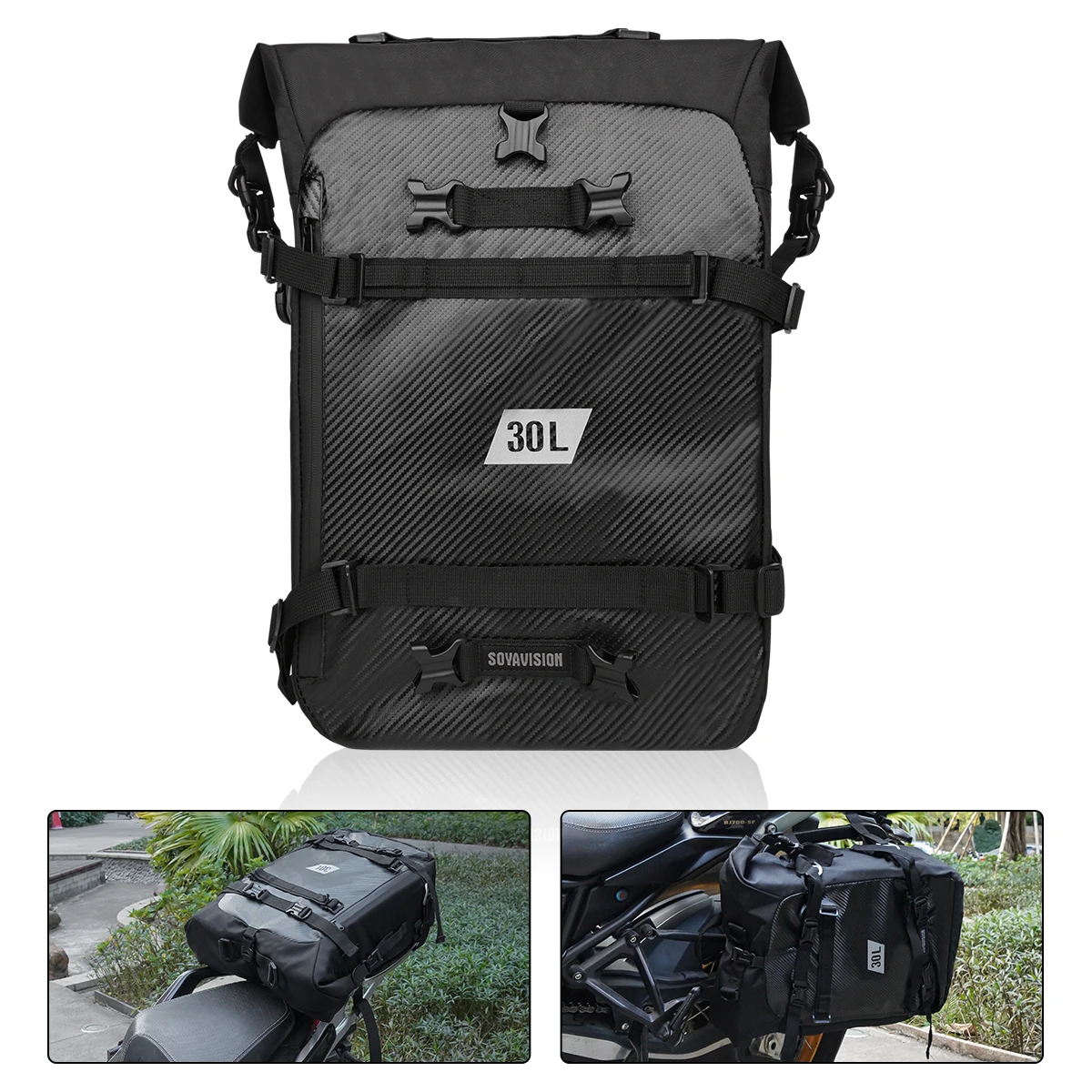 تحطم بار حقيبة السرج الإطار الجانب الوفير الأمتعة لسيارات BMW R1250GS Adventure R1200GS lc لهوندا لسوزوكي لياماها MT09 Mt07