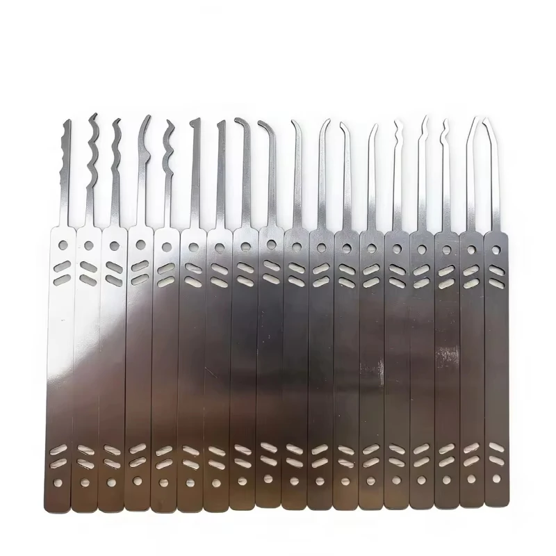 24PCS / 21PCS Stainless Steel Lock Pick Maintenance Tool & Tension Hot In Euro Easy Carry Use Light Professional Locksmiths Tool view 3