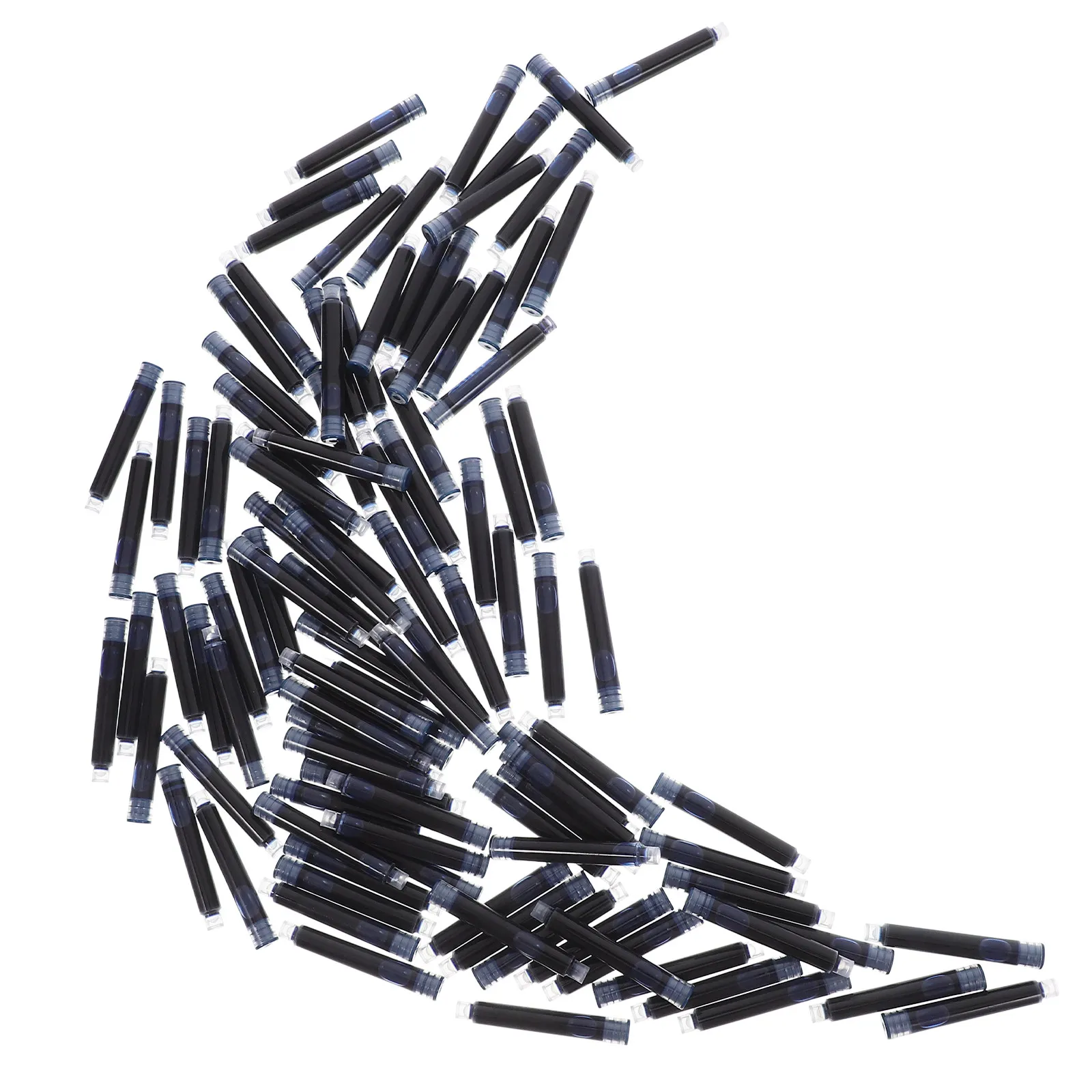 

100 шт. сменных стержней для перьевых ручек, портативные, удобные, эргономичные, для плавного письма, для офиса и школы