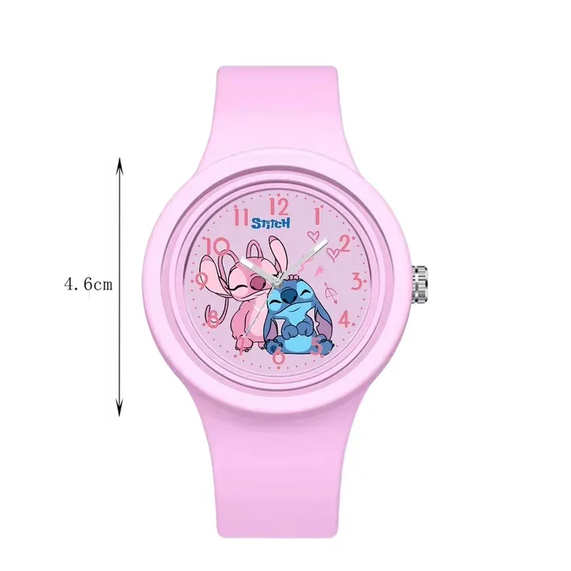 

Милые розовые ангелы на тему Диснея, круглые сенсорные силиконовые электронные часы для детей и пар, декоративный аксессуар, подарок