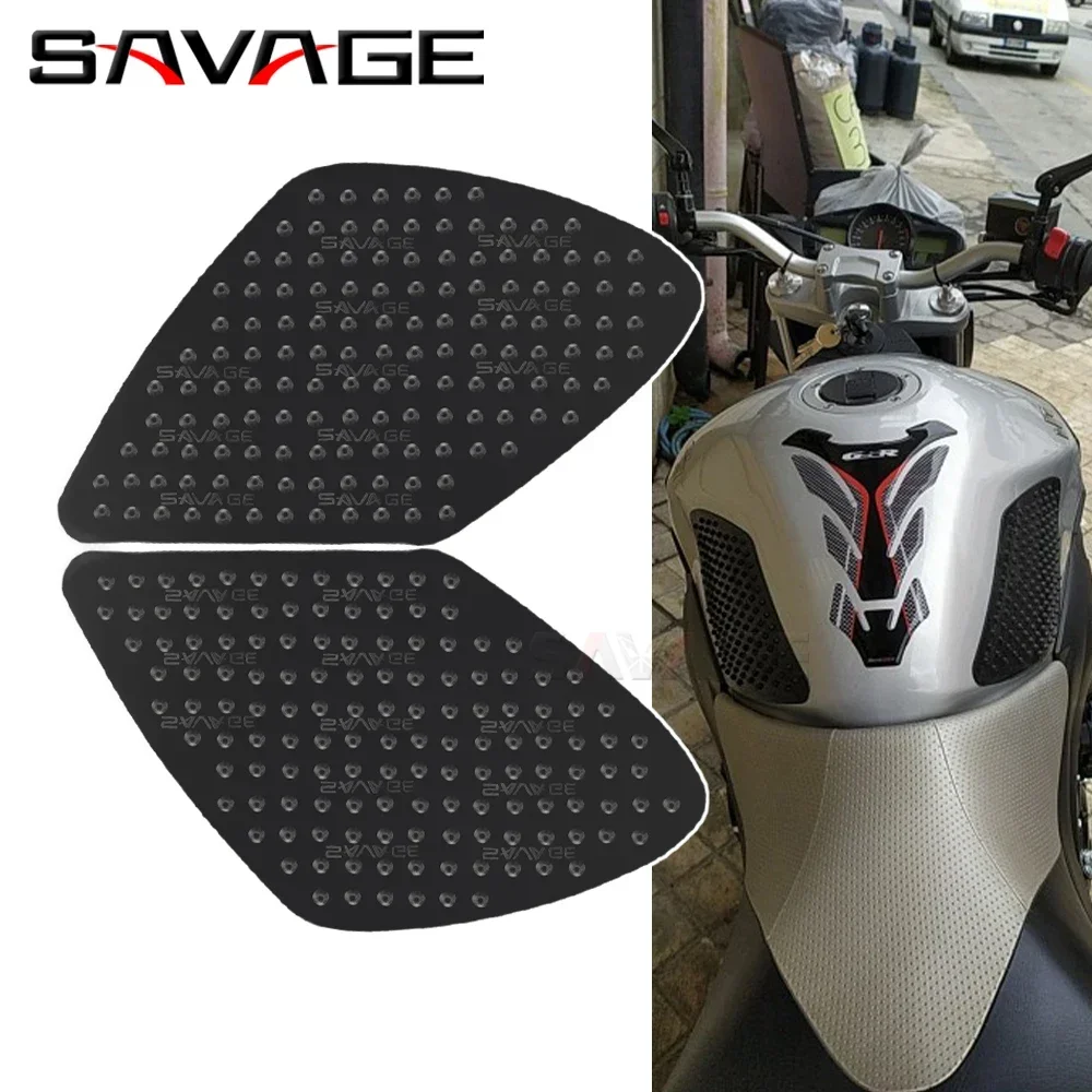 Motorcycle Tank Pad Knee Grip Protector For SUZUKI GSR 600 GSX 1300R HAYABUSA GSXR 1000 1999-2011 Anti Slip Sticker Side Tankpad