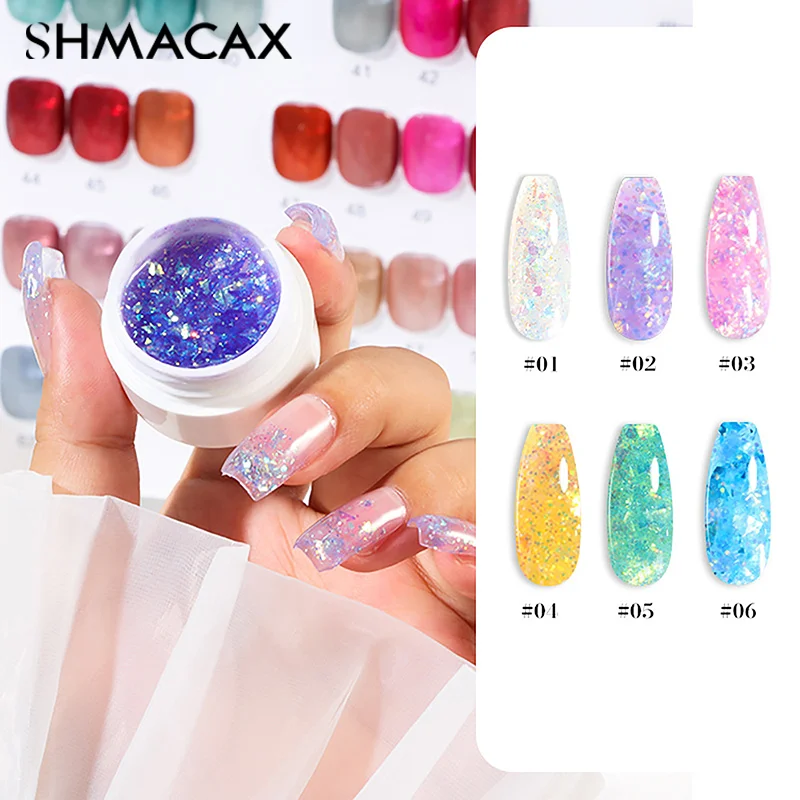 Nail Art Midsummer Night ReplNail 173 Gel, Dreamy Iridescent Sequins, Adhésif N64 Wearable Nail Design, Décorations DIY