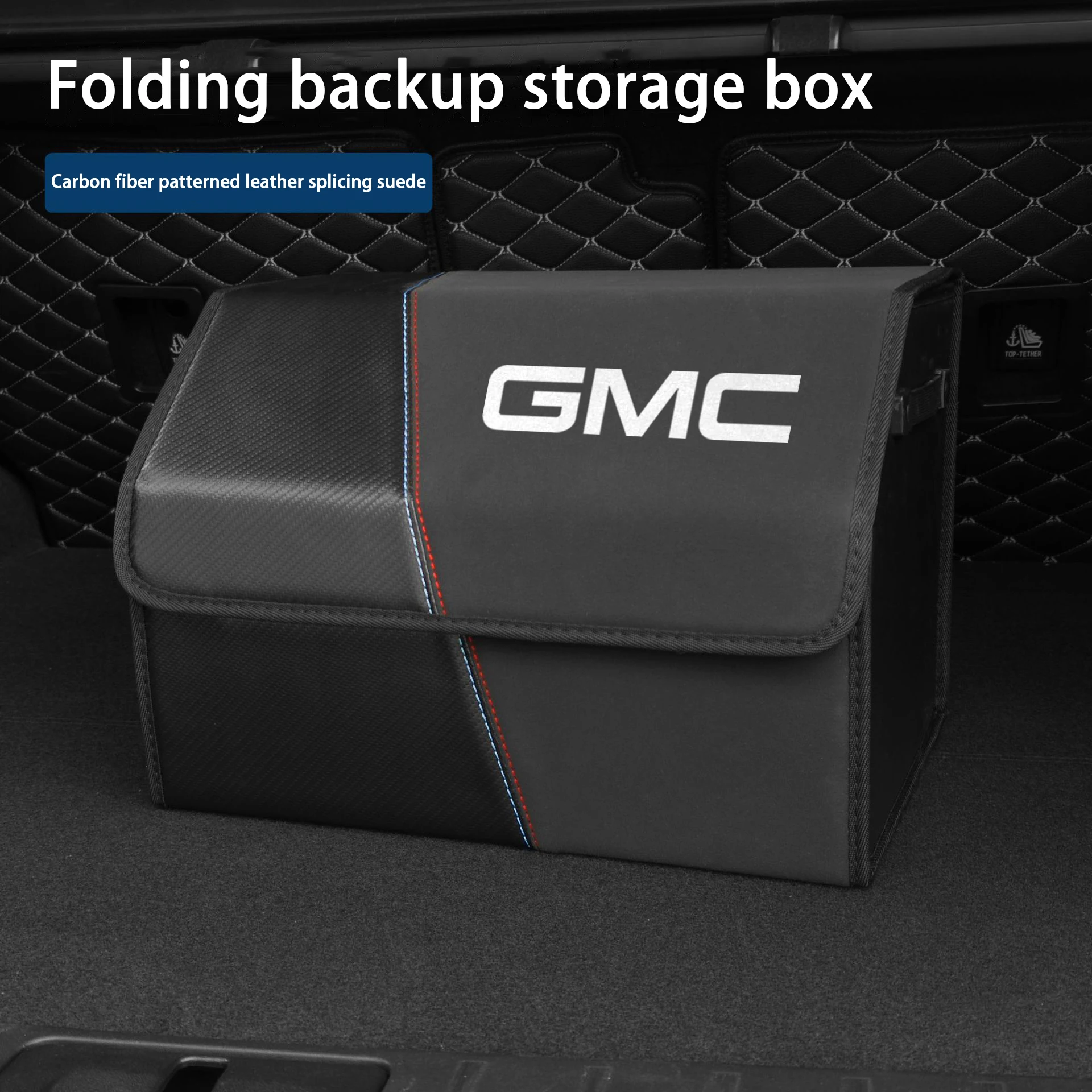 Organizador de Maletero para Auto, Bolsa de Almacenamiento de Herramientas, para GMC Terrain, Sierra, Ornament, 1500, Yukon, Acadia, Savana, Hummer, Accesorio para Auto