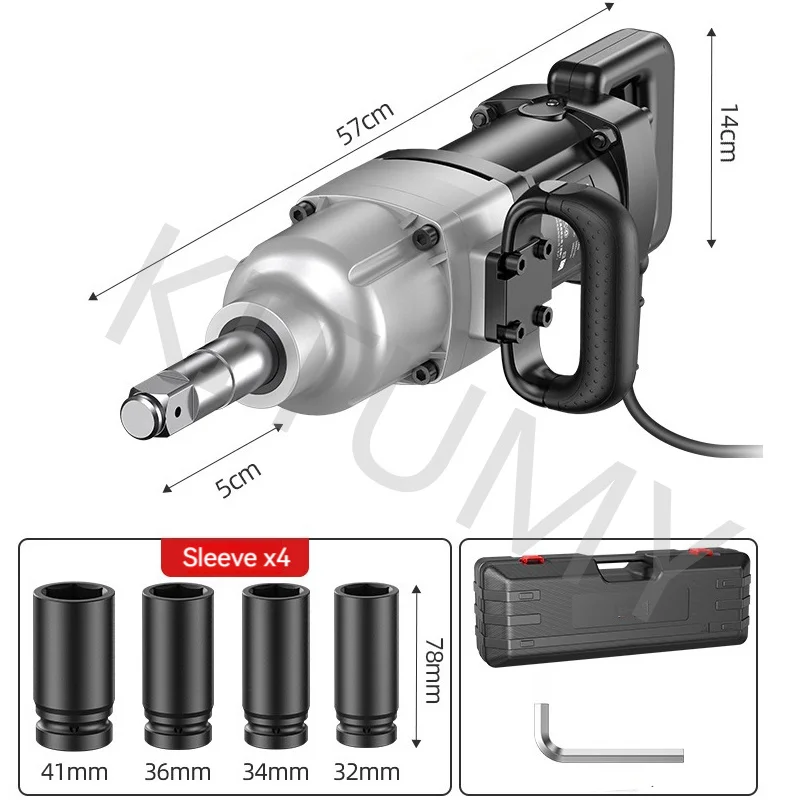 Electric Wrench Tool High-torque Impact Wrench Auto Repair Electric Jackhammer High-power Impact Wrench