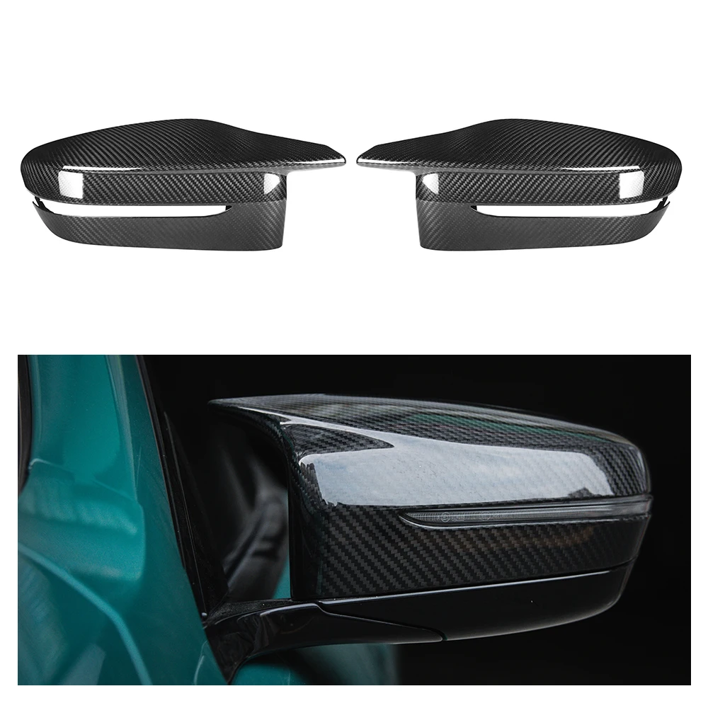 For BMW 8 Series G14 G15 2019- 2023 Dry Carbon Fiber Replace The Mirror Shel Car Accessories Splitters Body Kits Trim WK 90-96