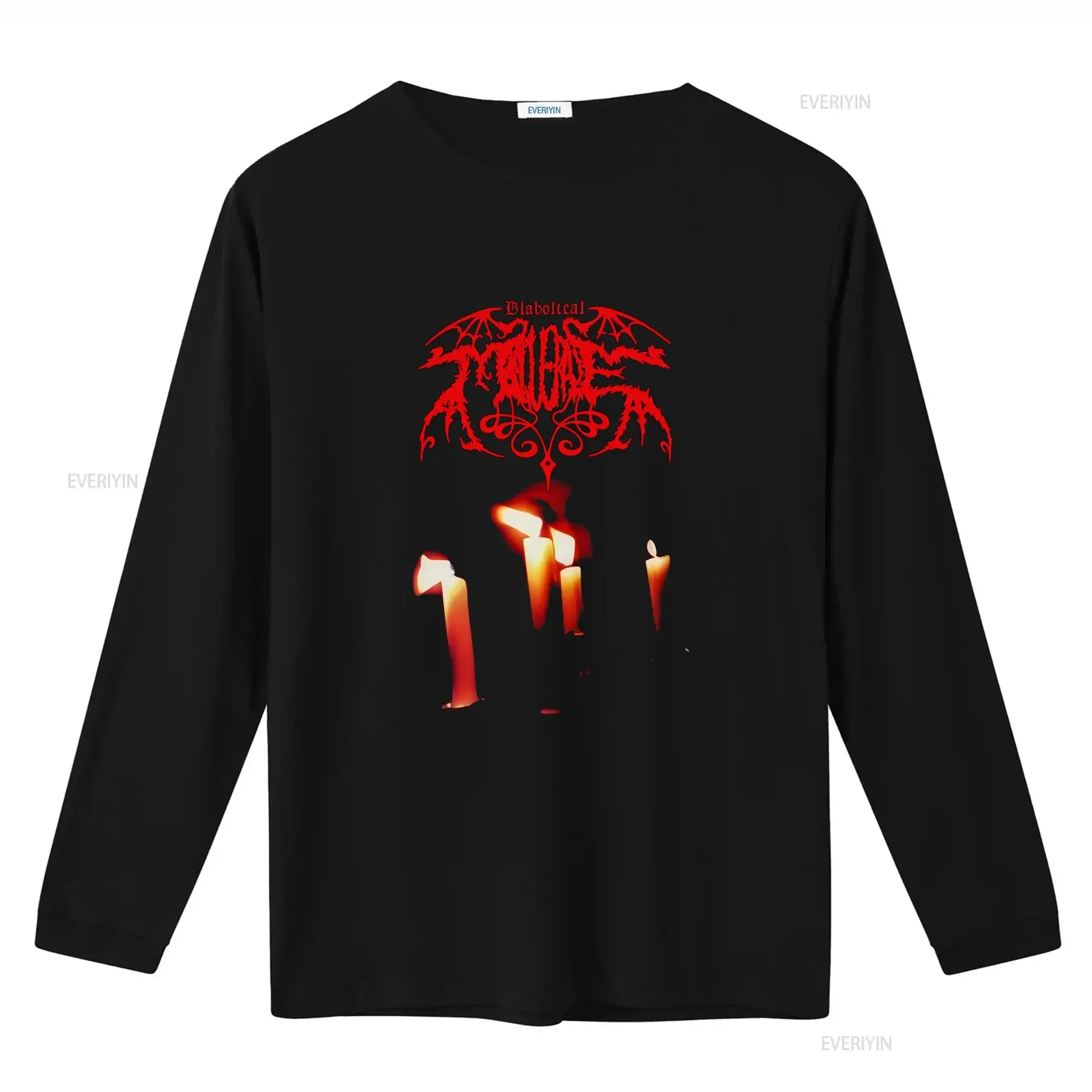 NEW Diabolical Masquerade Ravendusk in My Heart Swedish Black Logo T Shirt Gothic Candle Design Sizes S 4XL vintage Washed